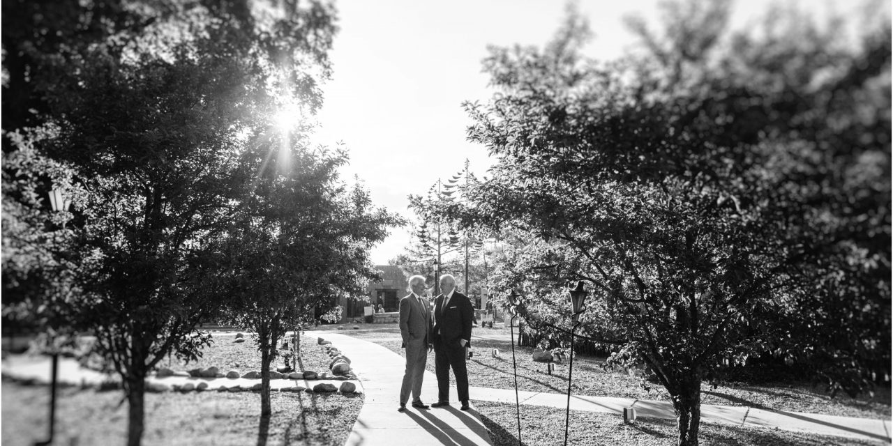 John and Stan… Loretto Chapel/ Inn and Spa at Loretto