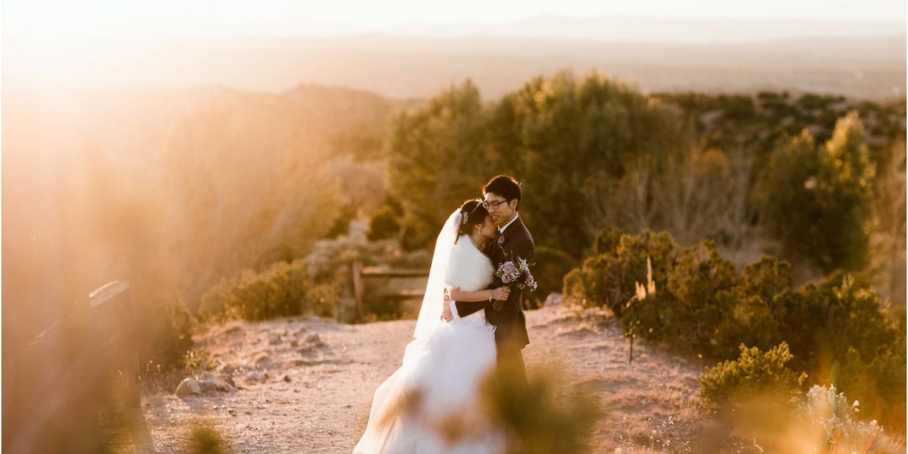 Emily and Wil… Loretto Chapel and Rancho Encantado